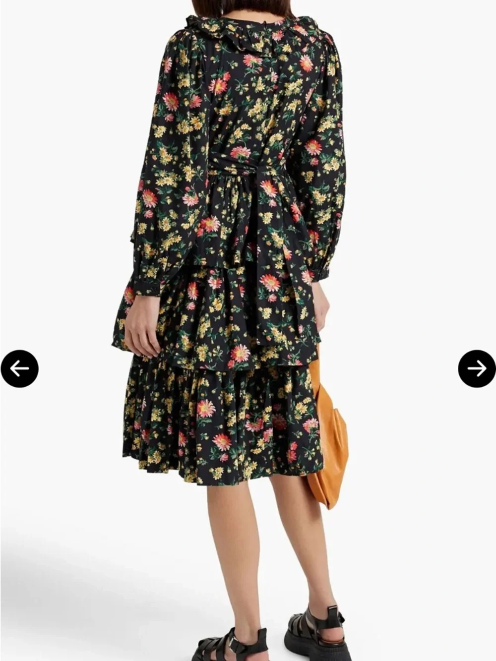 Batsheva x Laura Ashley Welsh Printed Cotton Floral dress size 2 - Picture 2 of 4